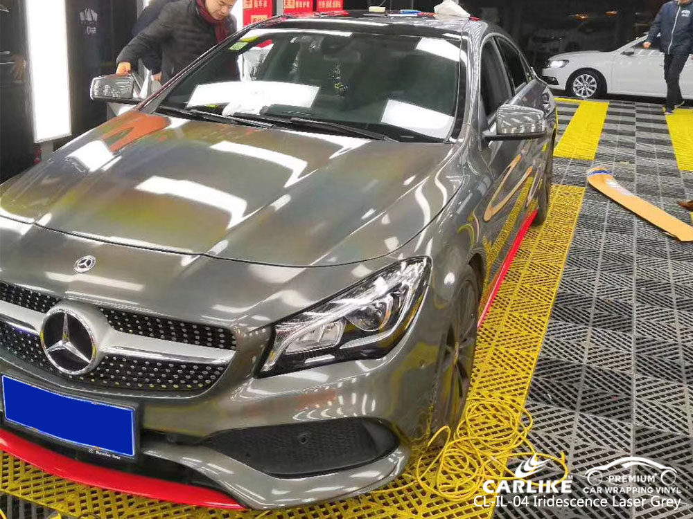 CARLIKE CL-IL-04 IRIDESCENCE LASER GRAY VINYL FOR MERCEDES-BENZ