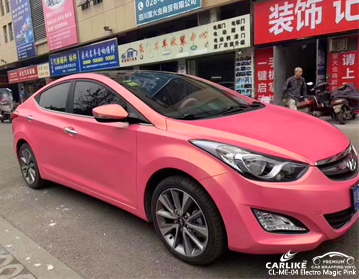 CARLIKE CL-ME-04 hyundai için elektro sihirli pembe vinil