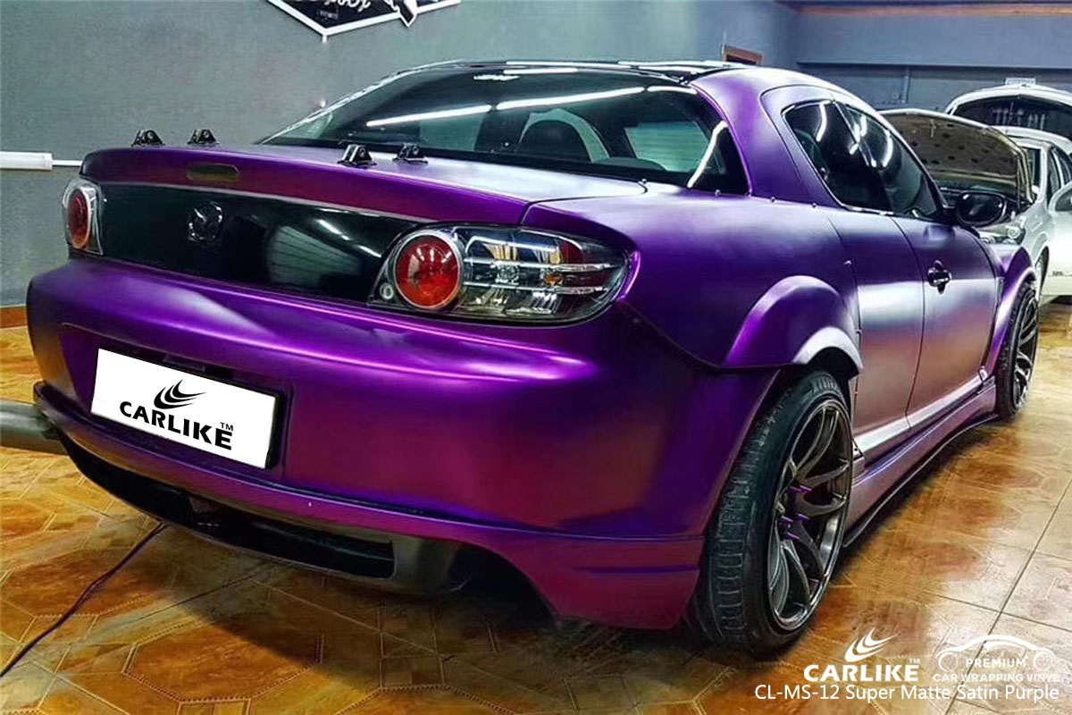 Cl Ms 12 Super Matte Satin Purple Car Wrap Vinyl Sino Vinyl