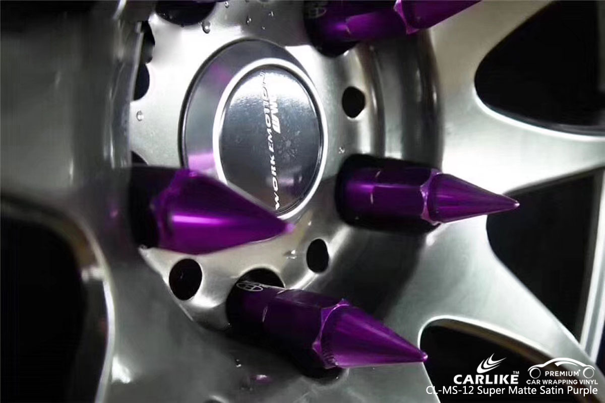 Cl Ms 12 Super Matte Satin Purple Car Wrap Vinyl Sino Vinyl