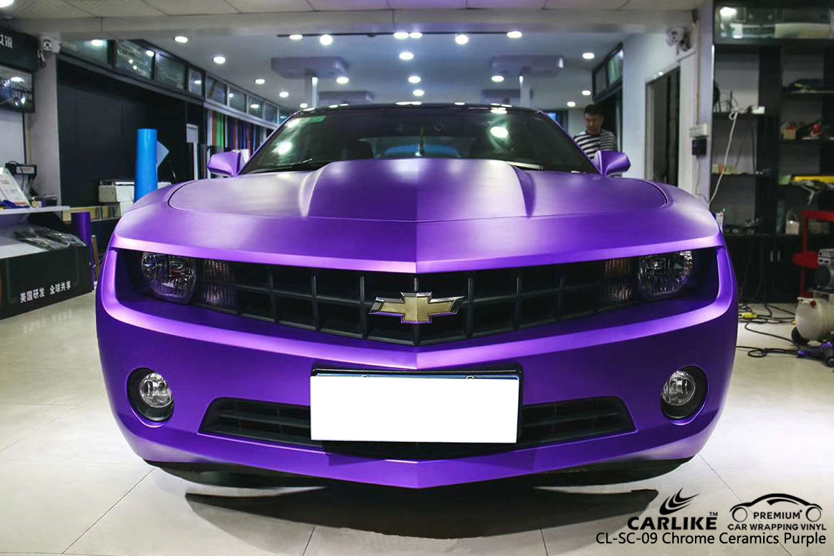 CARLIKE CL-SC-09 CHROME CERAMICS PURPLE VINYL FOR CHEVROLET