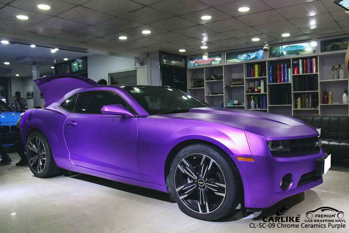 CARLIKE CL-SC-09 CHROME CERAMICS PURPLE VINYL FOR CHEVROLET