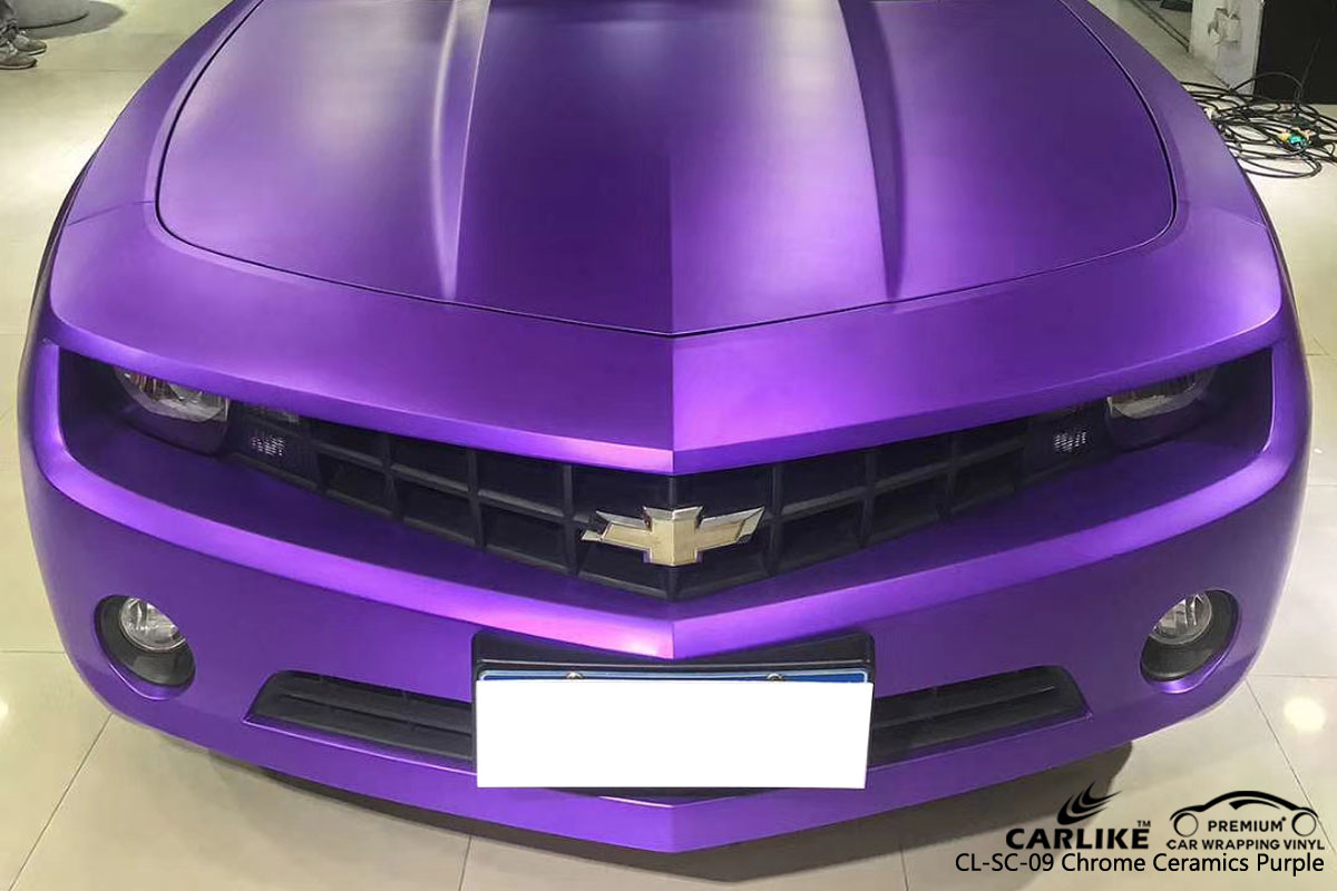 CARLIKE CL-SC-09 CHROME CERAMICS PURPLE VINYL FOR CHEVROLET