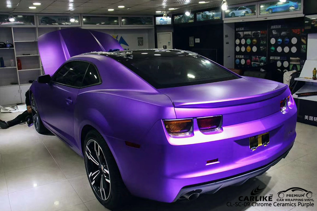 CARLIKE CL-SC-09 CHROME CERAMICS PURPLE VINYL FOR CHEVROLET