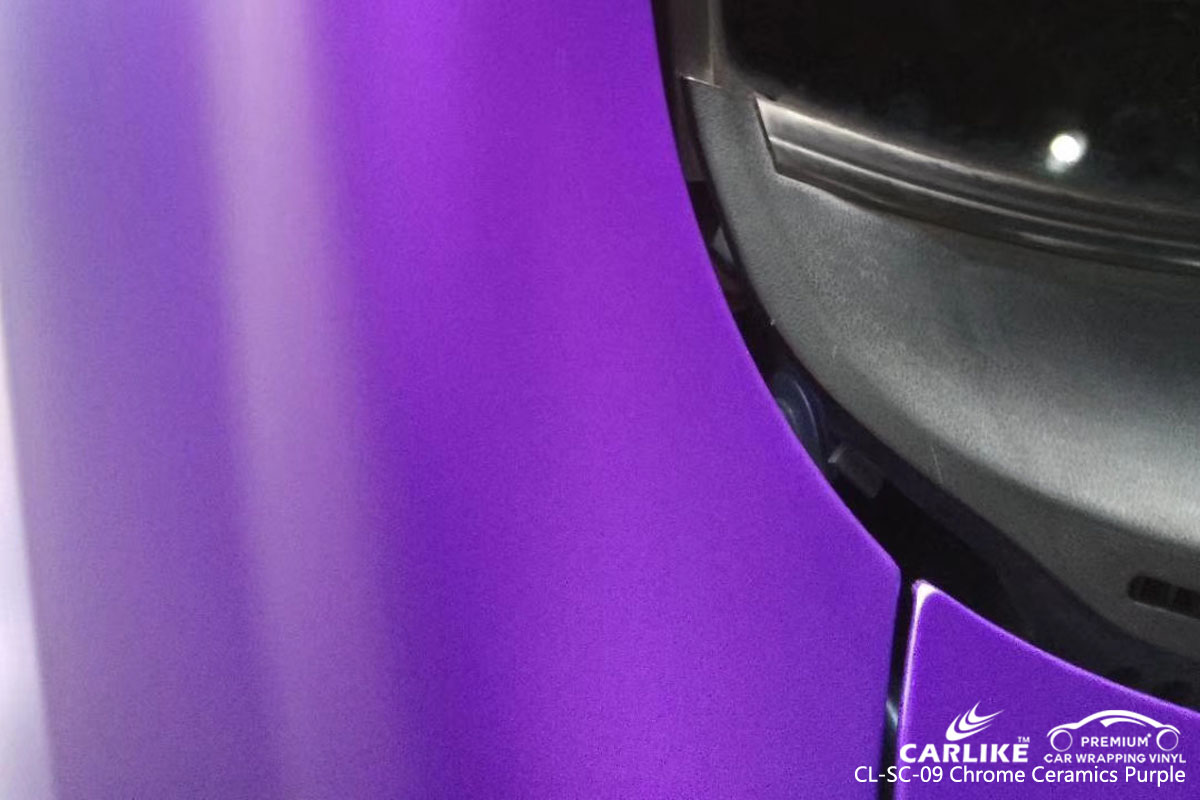 CARLIKE CL-SC-09 CHROME CERAMICS PURPLE VINYL FOR BYD