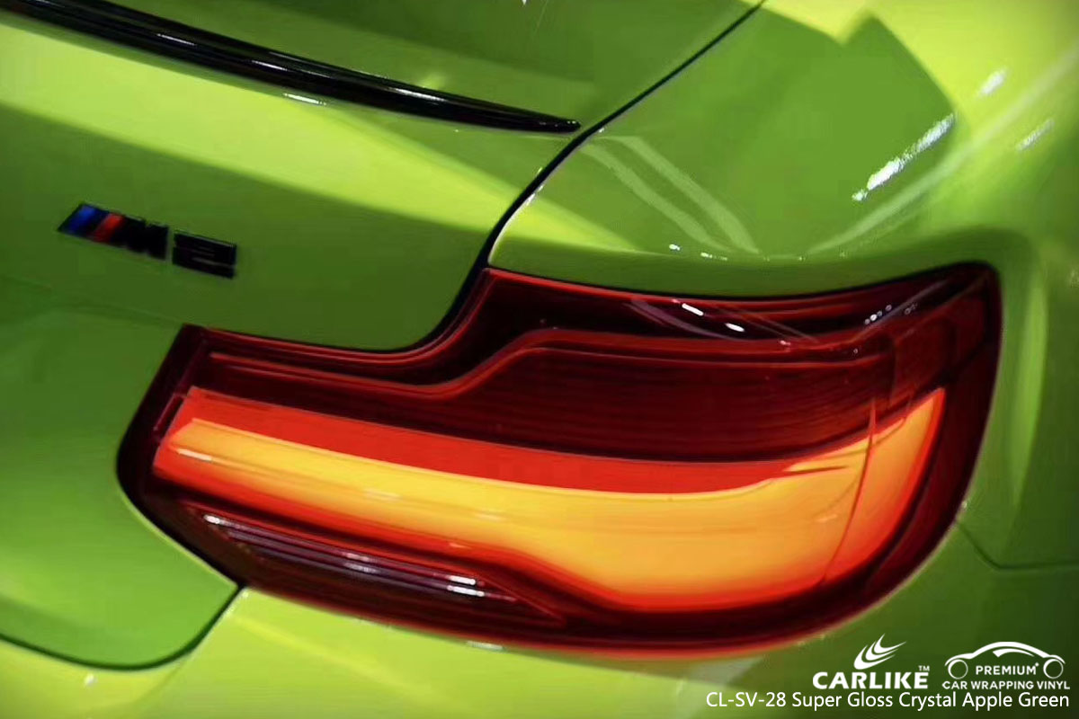 CARLIKE CL-SV-28 SUPER GLOSS CRYSTAL APPLE GREEN VINYL FOR BMW