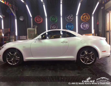 CARLIKE CL-AW-01 aurora beyaz yeşil kırmızı araba sarma vinil