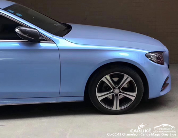 CARLIKE CL-CC-01 Audi için bukalemun şeker sihirli gri mavi vinil