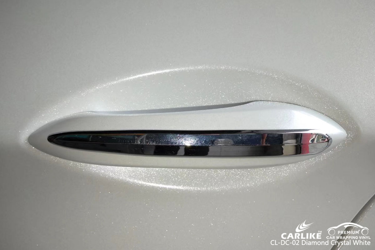 CARLIKE CL-DC-02 diamond crystal white vinyl for BMW