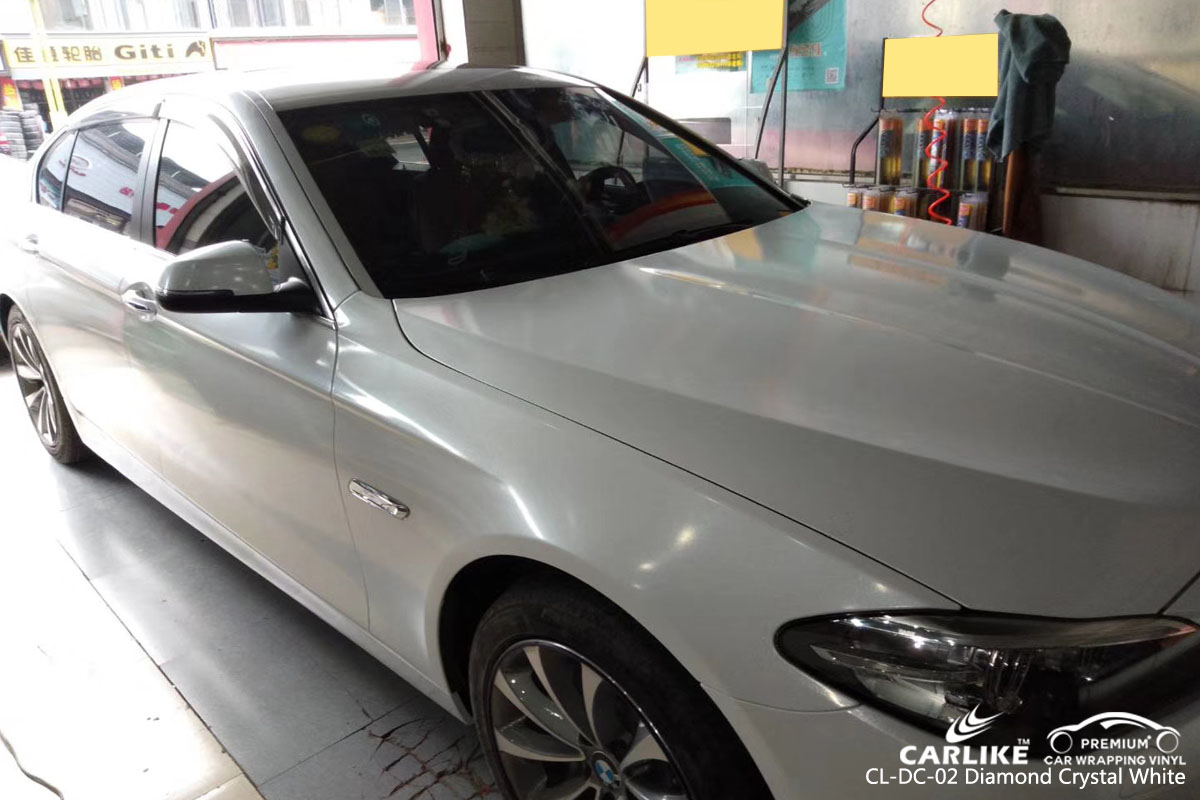 CARLIKE CL-DC-02 diamond crystal white vinyl for BMW
