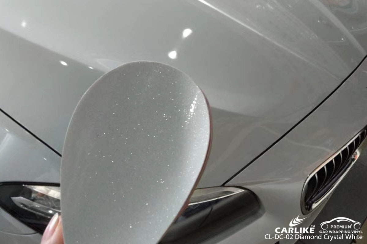CARLIKE CL-DC-02 diamond crystal white vinyl for BMW