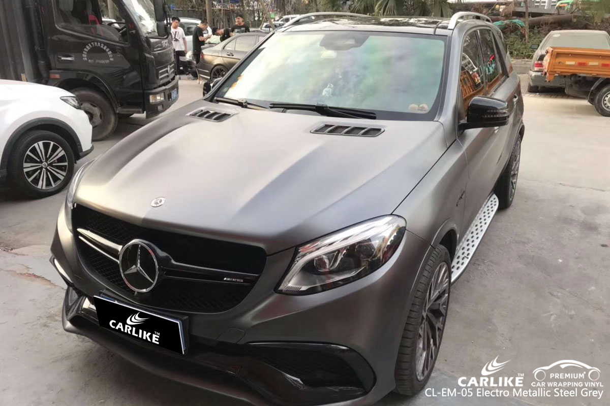 CARLIKE CL-EM-05 electro metallic steel grey vinyl for audi