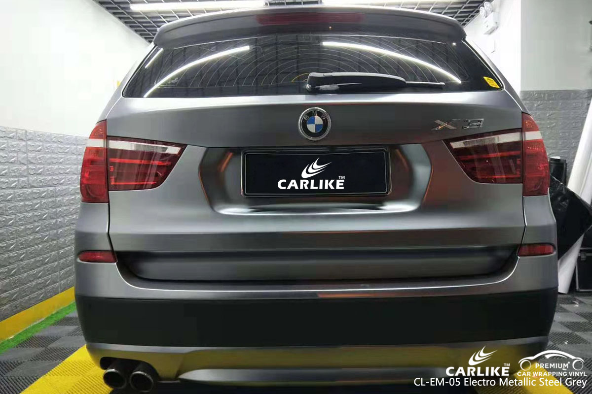 CARLIKE CL-EM-05 electro metallic steel grey vinyl for BMW