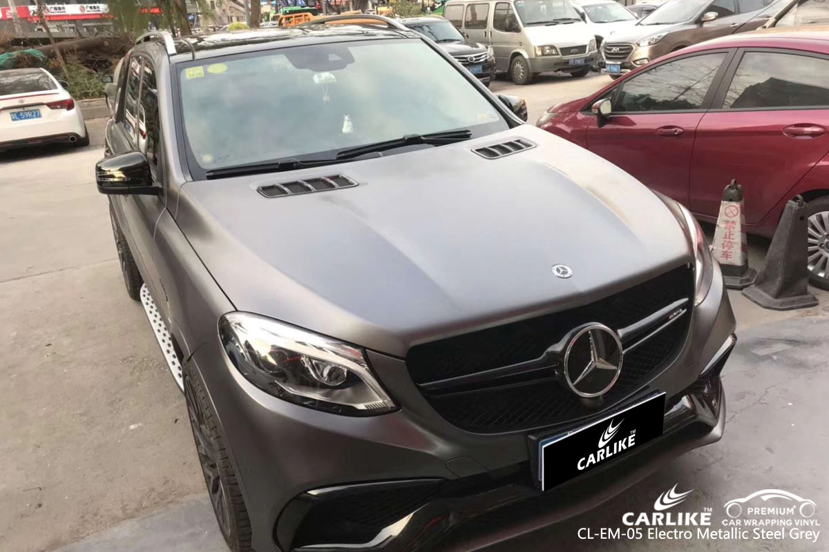 CARLIKE CL-EM-05 electro metallic steel grey vinyl for audi