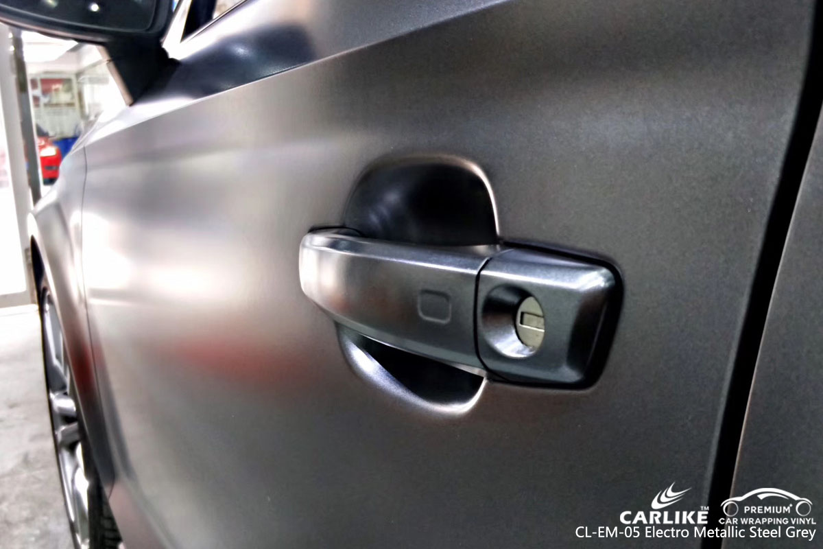 CARLIKE CL-EM-05 electro metallic steel grey vinyl for BMW