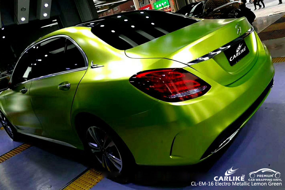 CARLIKE CL-EM-16 electro metallic lemon green vinyl for audi