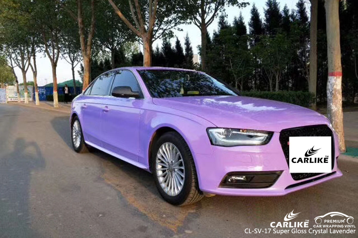 CARLIKE CL-SV-17 gloss crystal lavender vinyl for audi