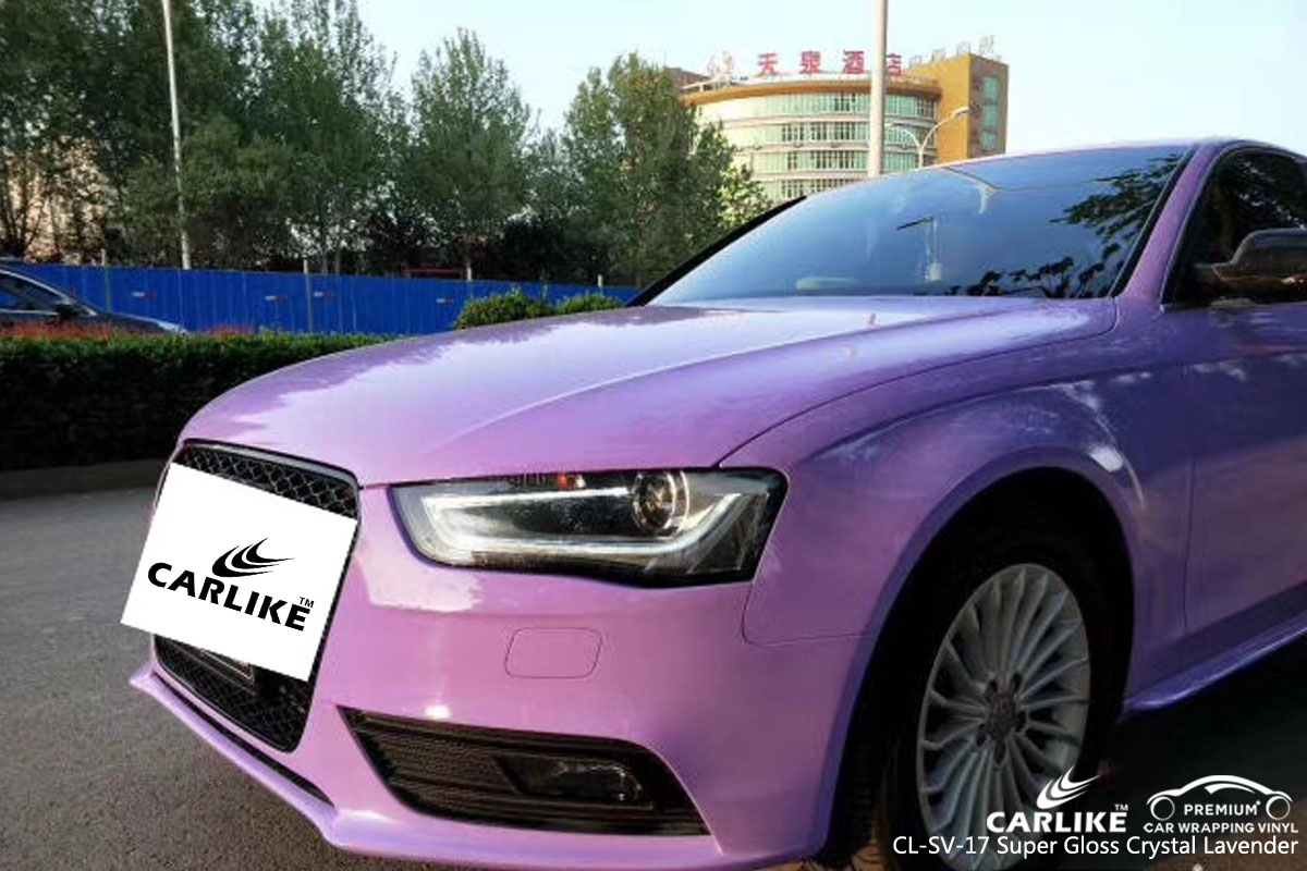 CARLIKE CL-SV-17 gloss crystal lavender vinyl for audi