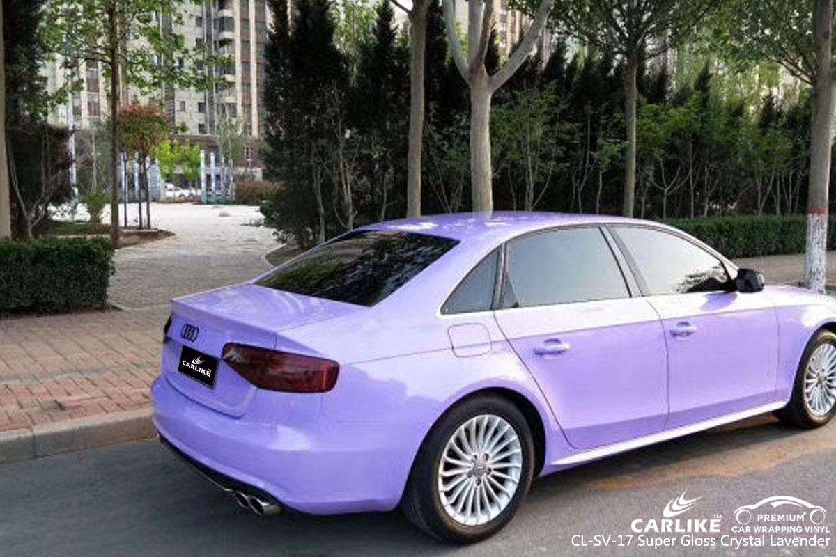 CARLIKE CL-SV-17 gloss crystal lavender vinyl for audi