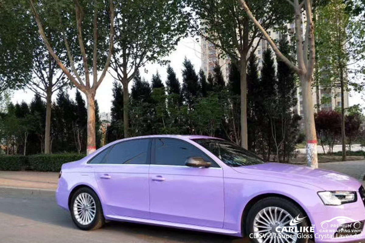 CARLIKE CL-SV-17 gloss crystal lavender vinyl for audi