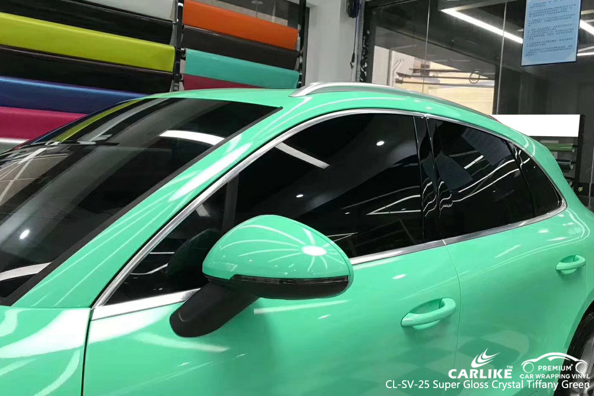 CARLIKE CL-SV-25 super crystal tiffany green vinyl for PORSCHE