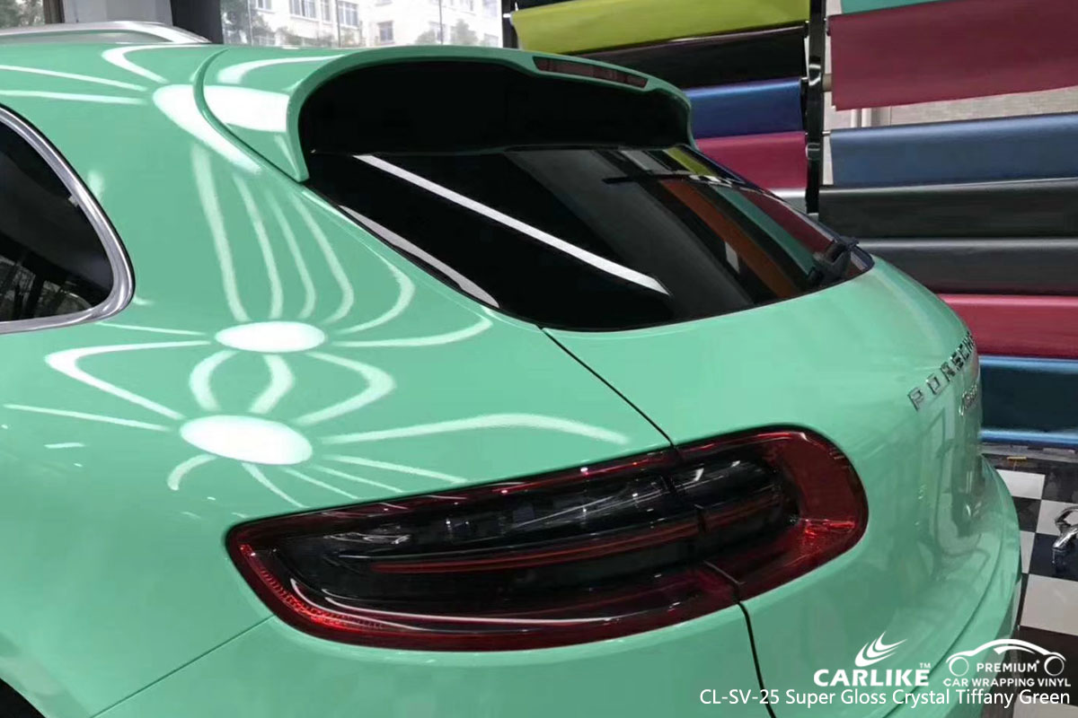 CARLIKE CL-SV-25 super crystal tiffany green vinyl for PORSCHE