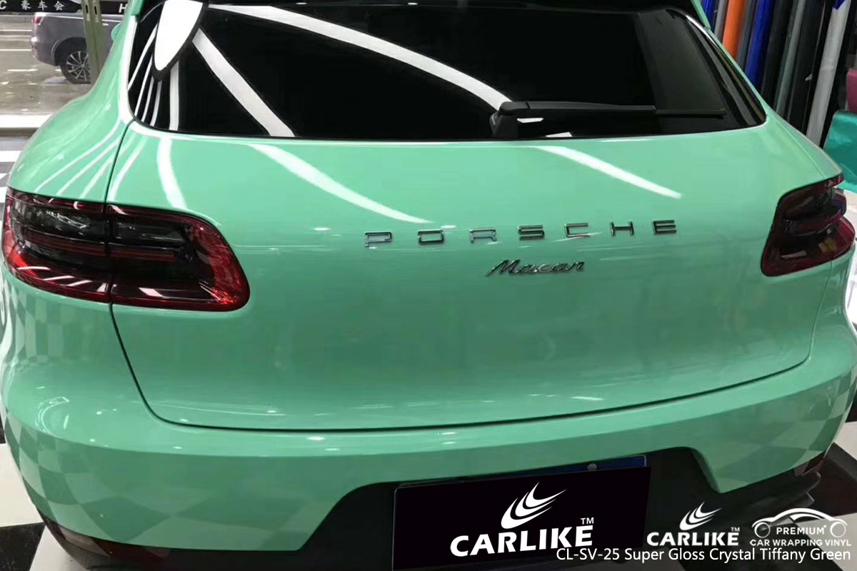 CARLIKE CL-SV-25 super crystal tiffany green vinyl for PORSCHE