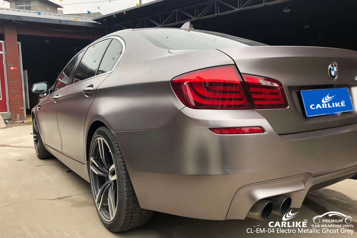 CARLIKE CL-EM-04 electro metallic ghost grey vinyl for BMW