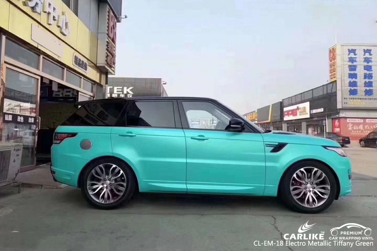 CARLIKE CL-EM-18 electro metallic tiffany green vinyl for Land Rover