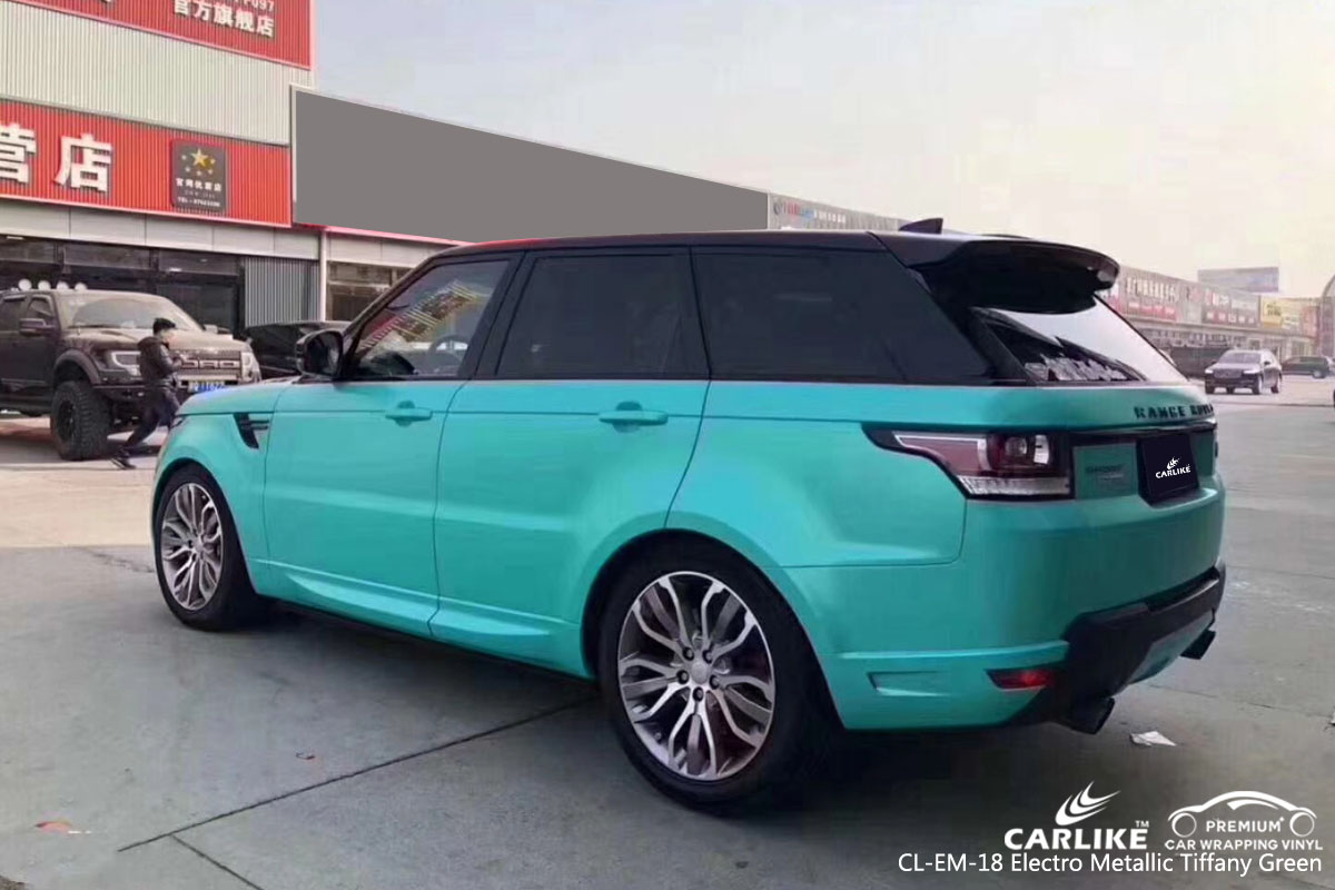 CARLIKE CL-EM-18 electro metallic tiffany green vinyl for Land Rover
