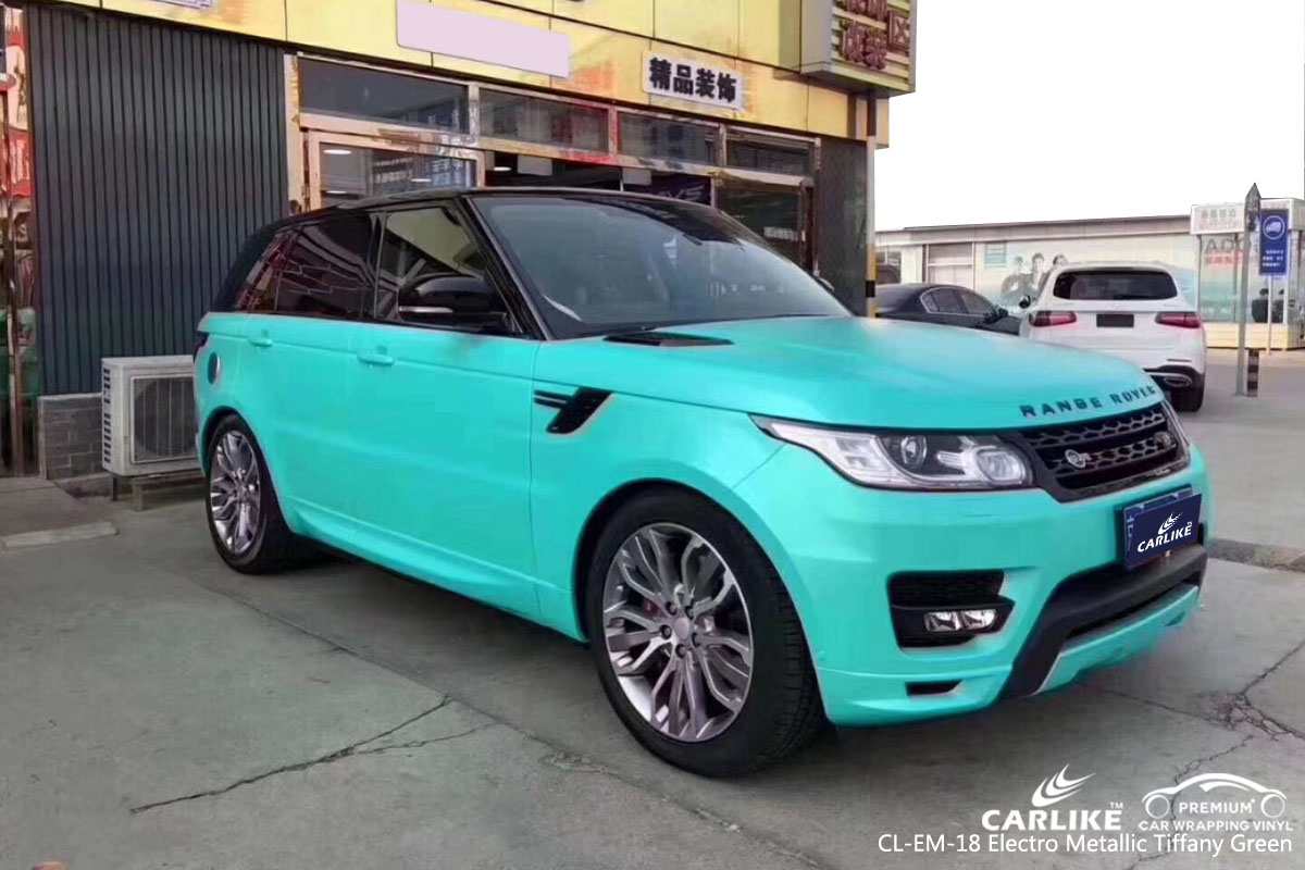 CARLIKE CL-EM-18 electro metallic tiffany green vinyl for Land Rover