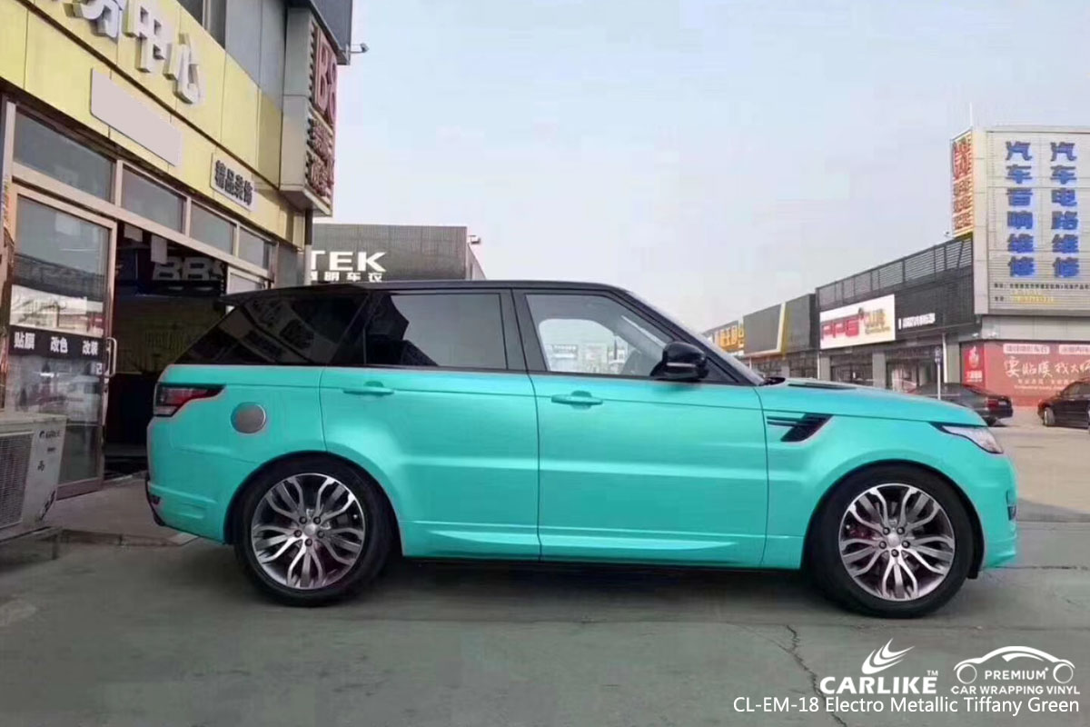 CARLIKE CL-EM-18 electro metallic tiffany green vinyl for Land Rover