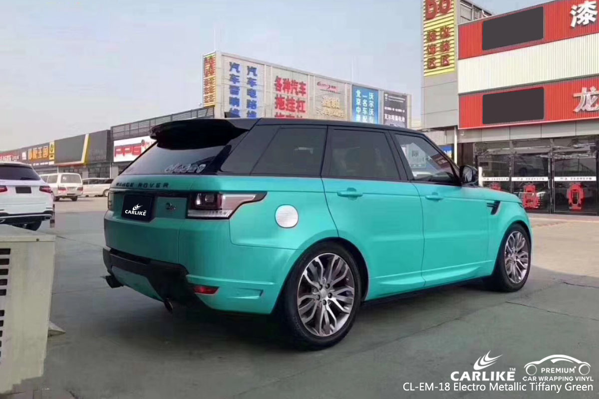 CARLIKE CL-EM-18 electro metallic tiffany green vinyl for Land Rover