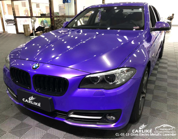 CL-GE-19 gloss electro metallic lavender 3m vinyl wrap price for BMW