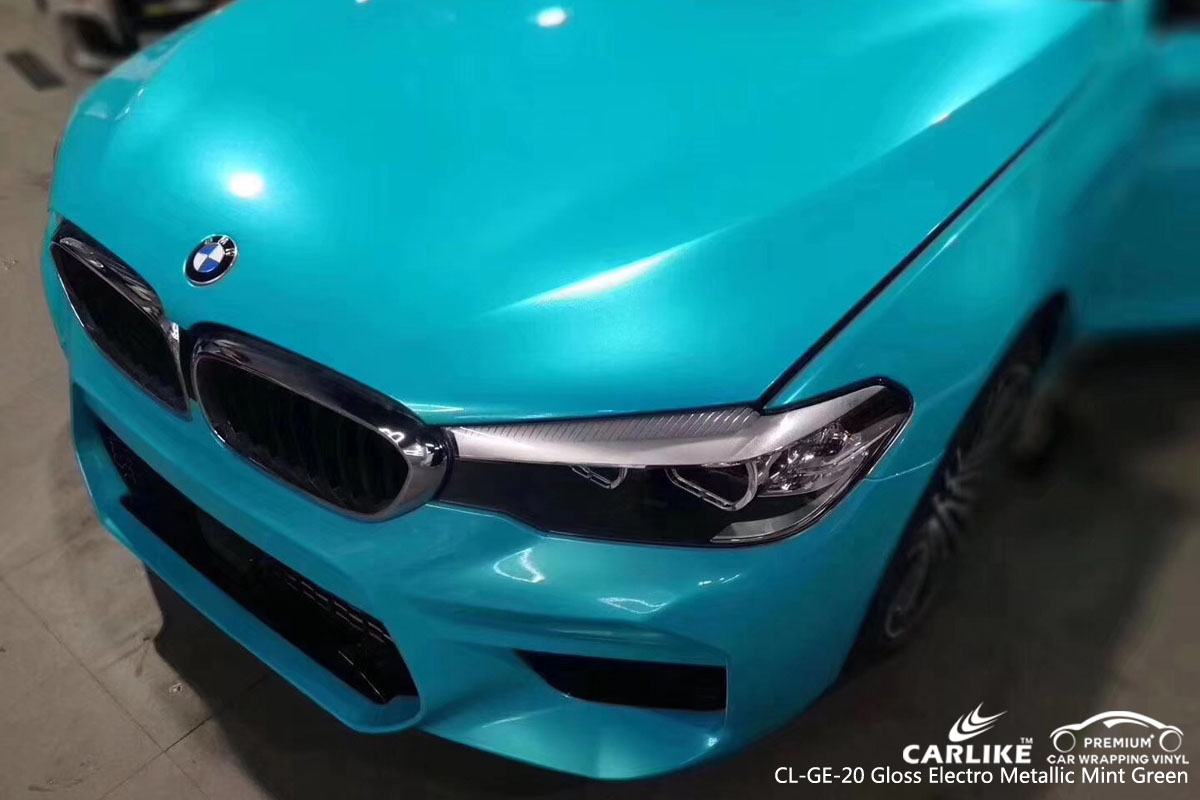 CARLIKE CL-GE-20 gloss electro metallic mint green vinyl for BMW