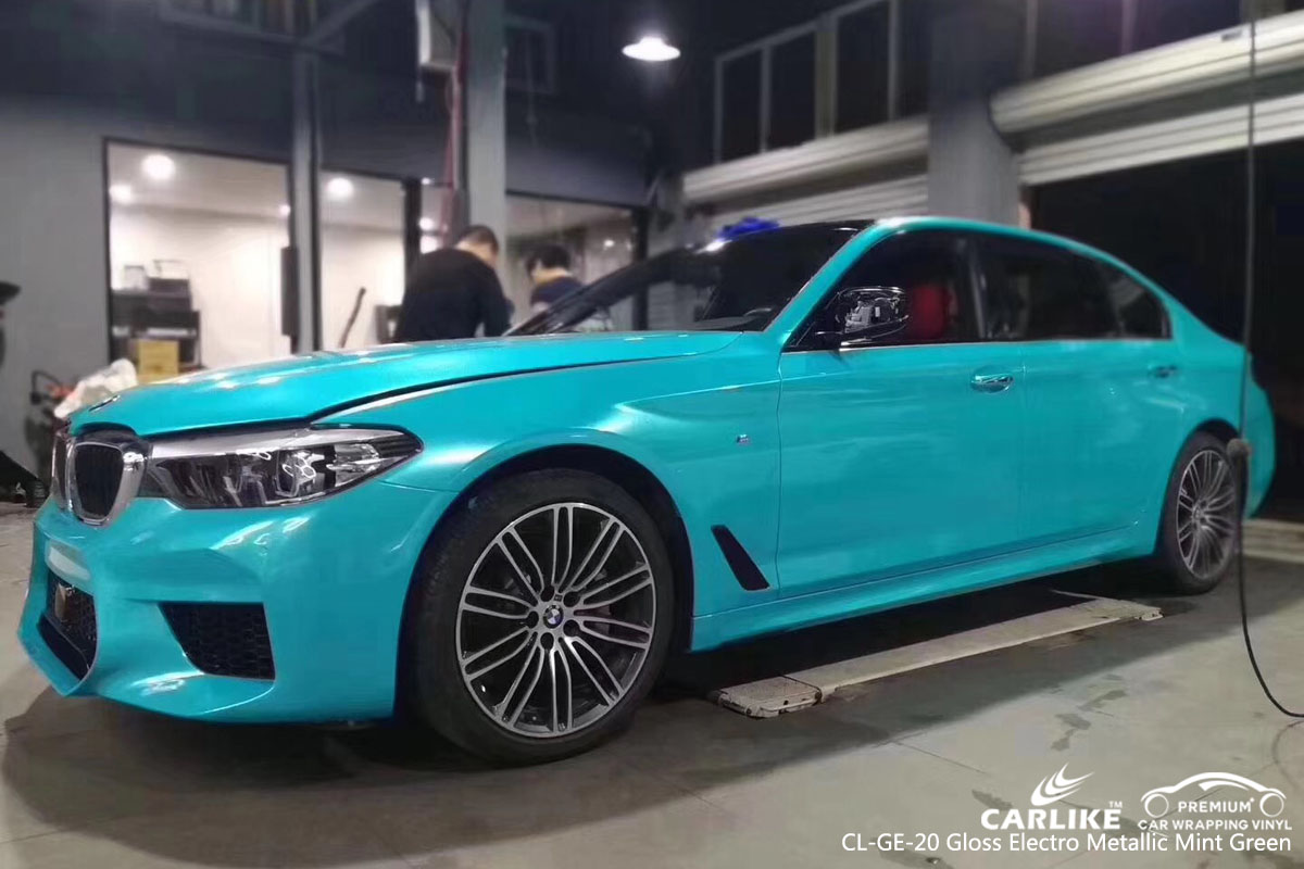 CARLIKE CL-GE-20 gloss electro metallic mint green vinyl for BMW