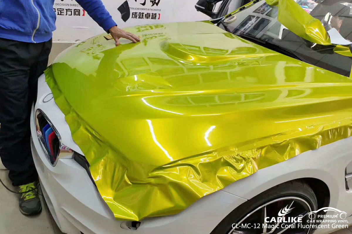 CARLIKE CL-MC-12 magic coral fluorescent green vinyl for BMW
