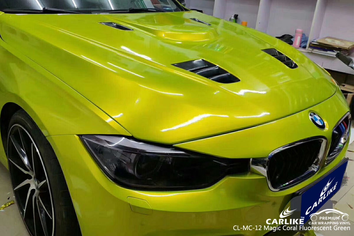 CARLIKE CL-MC-12 magic coral fluorescent green vinyl for BMW