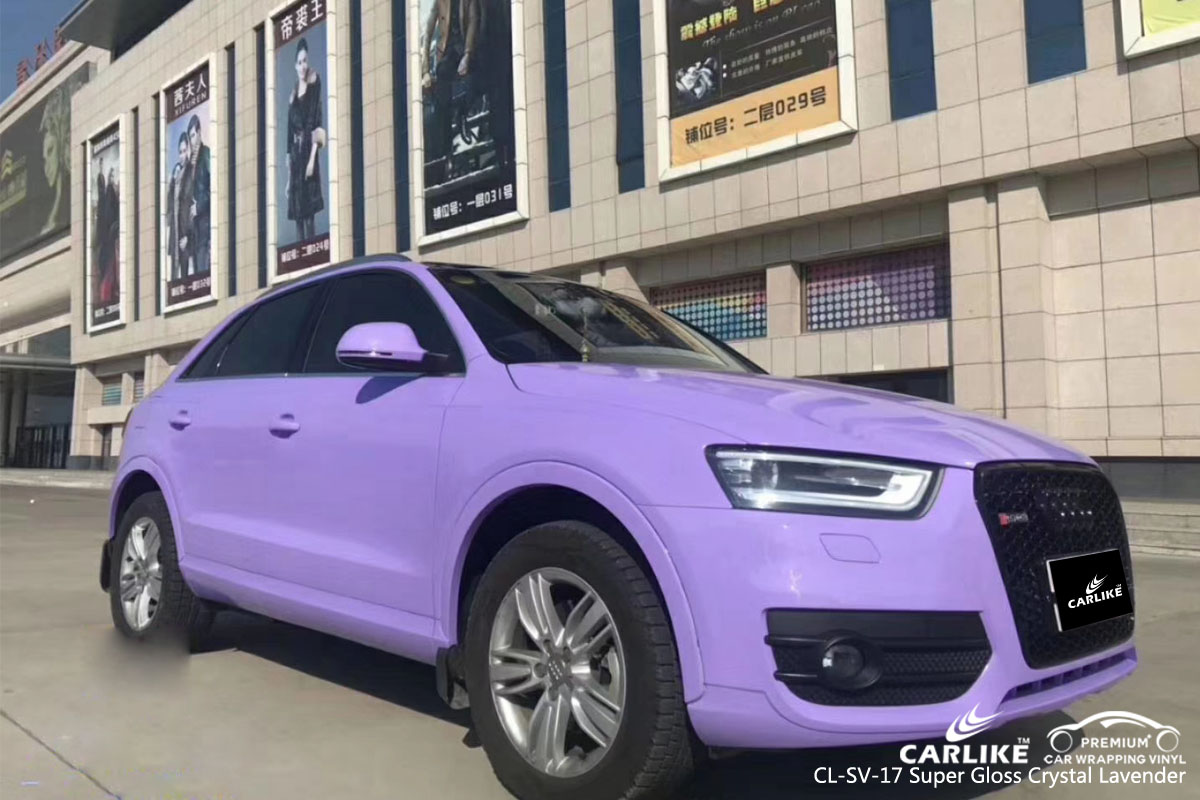 CARLIKE CL-SV-17 super gloss crystal lavender vinyl for audi
