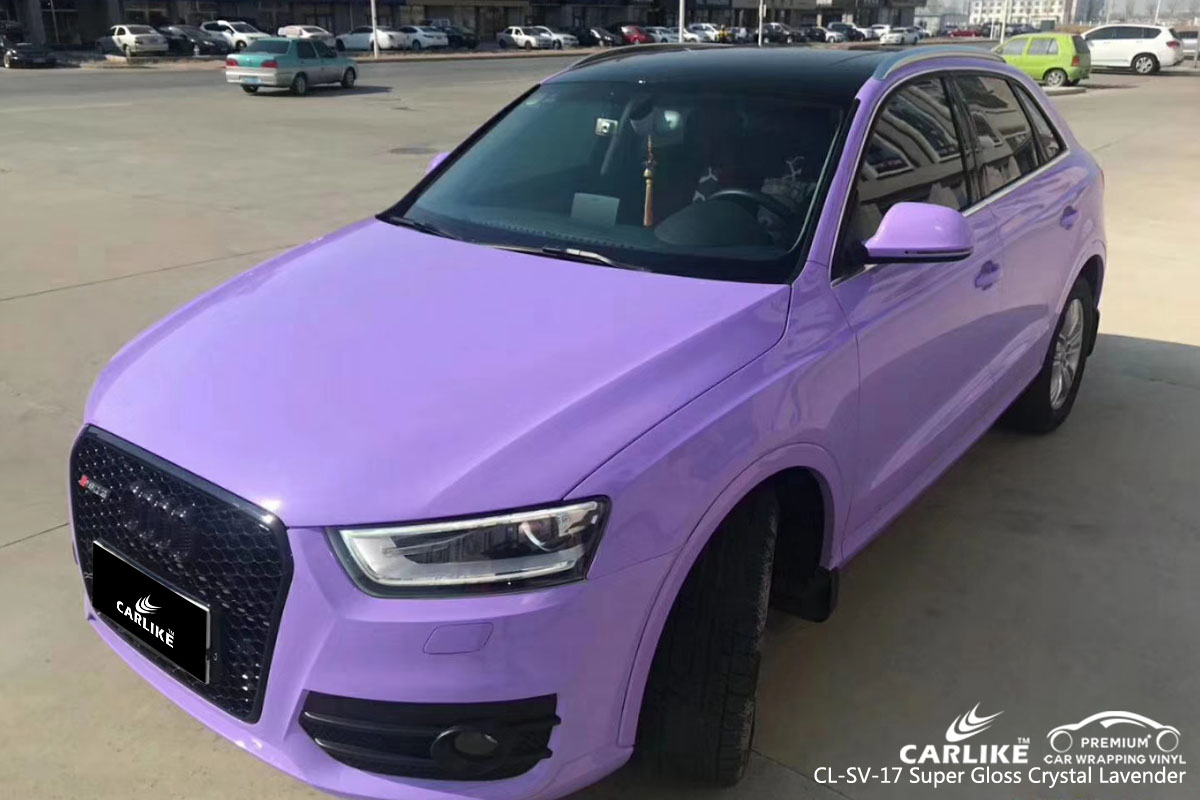CARLIKE CL-SV-17 super gloss crystal lavender vinyl for audi
