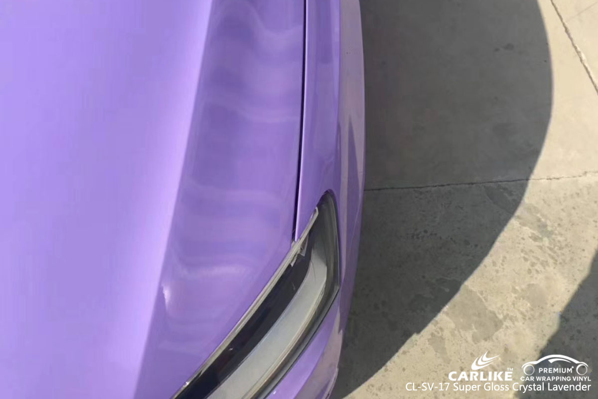 CARLIKE CL-SV-17 super gloss crystal lavender vinyl for audi