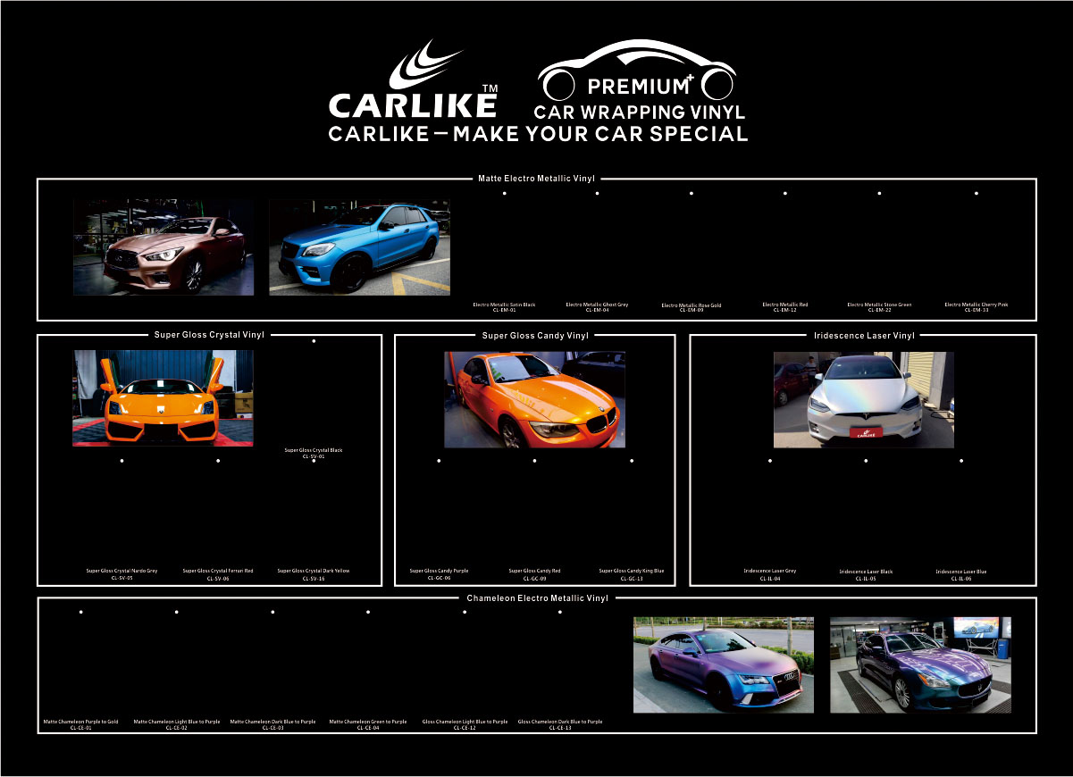 CARLIKE Newest Brand Promotion Graphics, Car Wrap Vinyl Graphics