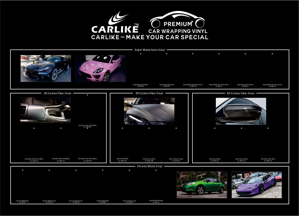 CARLIKE Newest Brand Promotion Graphics, Car Wrap Vinyl Graphics