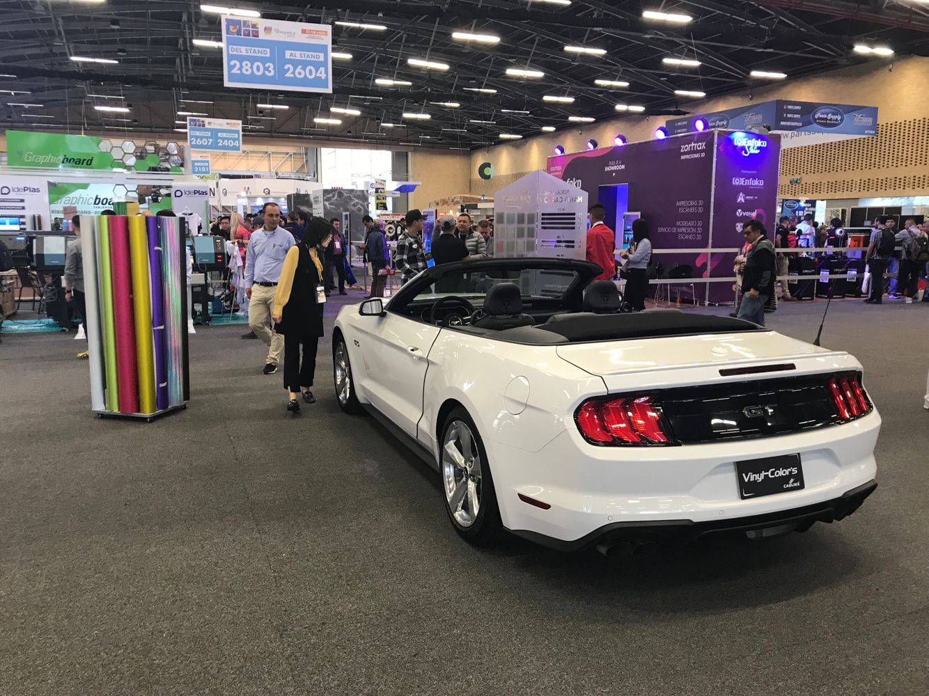 CARLIKE Premium+ Car Wrapping Vinyl joins hands with Vinyl Color's attending Andigráfica 2019 in Bogotá Colombia