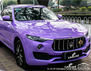 CL-CC-07 chameleon candy magic fantasy purple vinyl cheapest car wrap singapore for Maserati