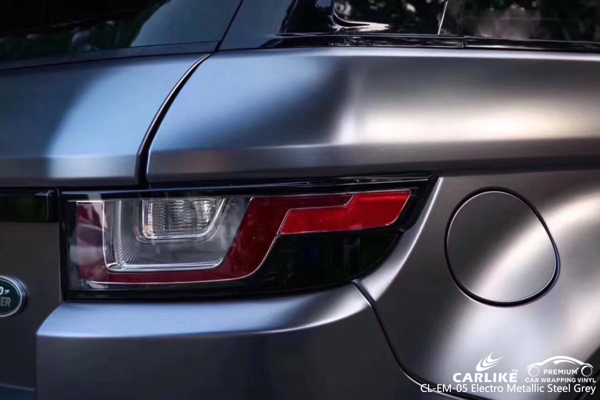 CARLIKE CL-EM-05 electro metallic steel grey car wrap vinyl for Land Rover