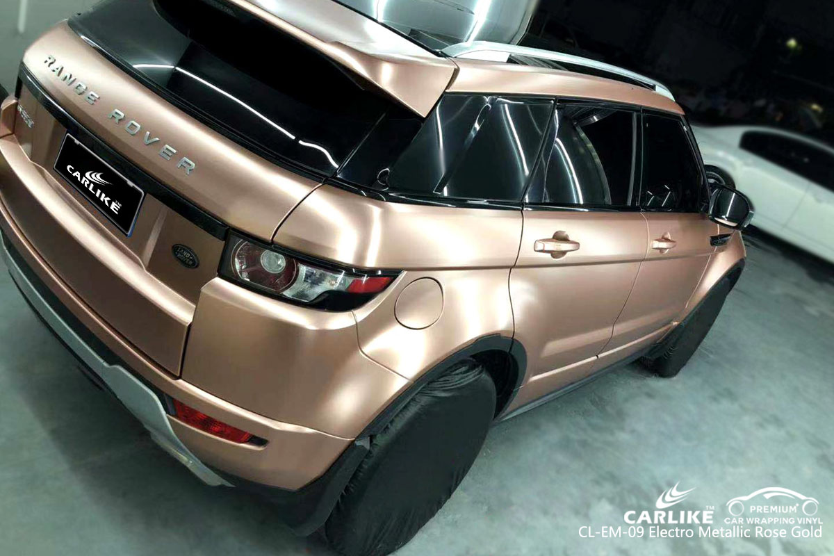 CARLIKE CL-EM-09 electro metallic rose gold car wrap vinyl for Land Rover