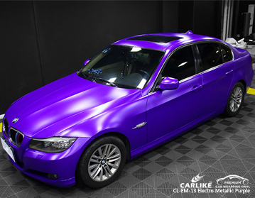 CL-EM-13 electro metallic purple vinyl car wrap for sale for BMW