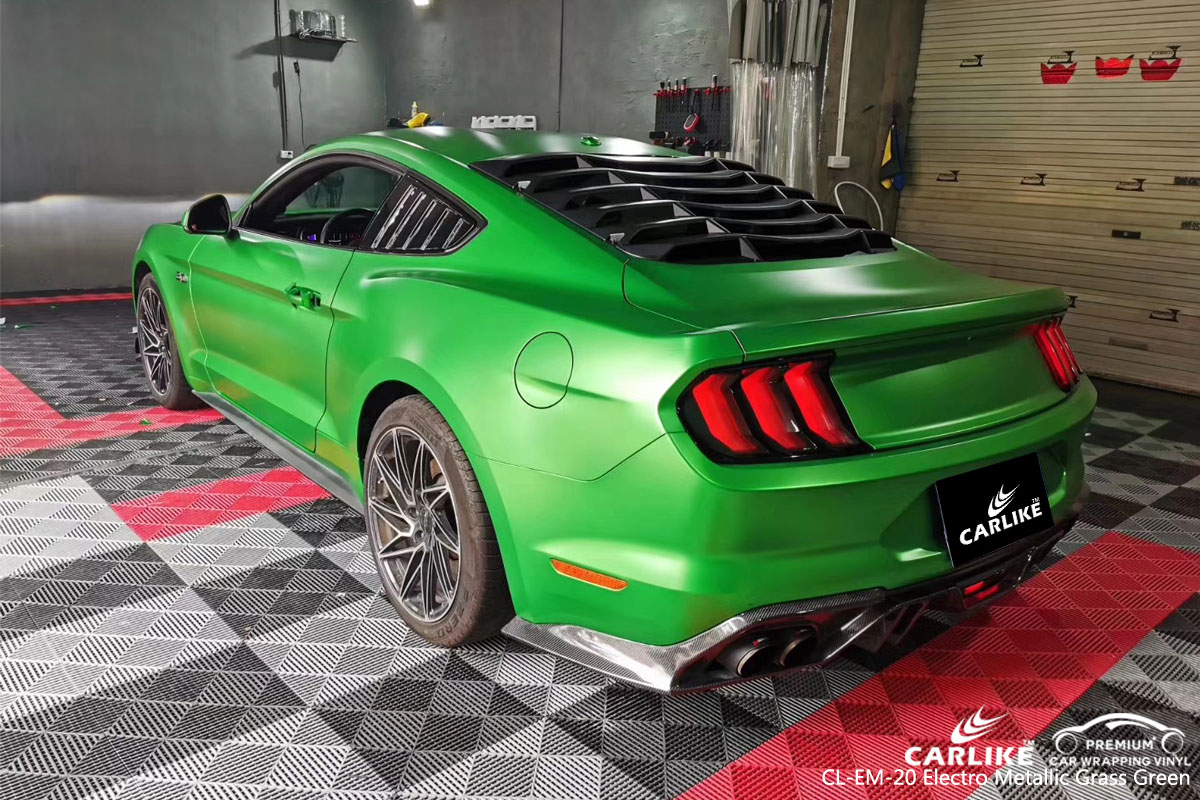 CARLIKE CL-EM-20 electro metallic grass green car wrapping vinyl