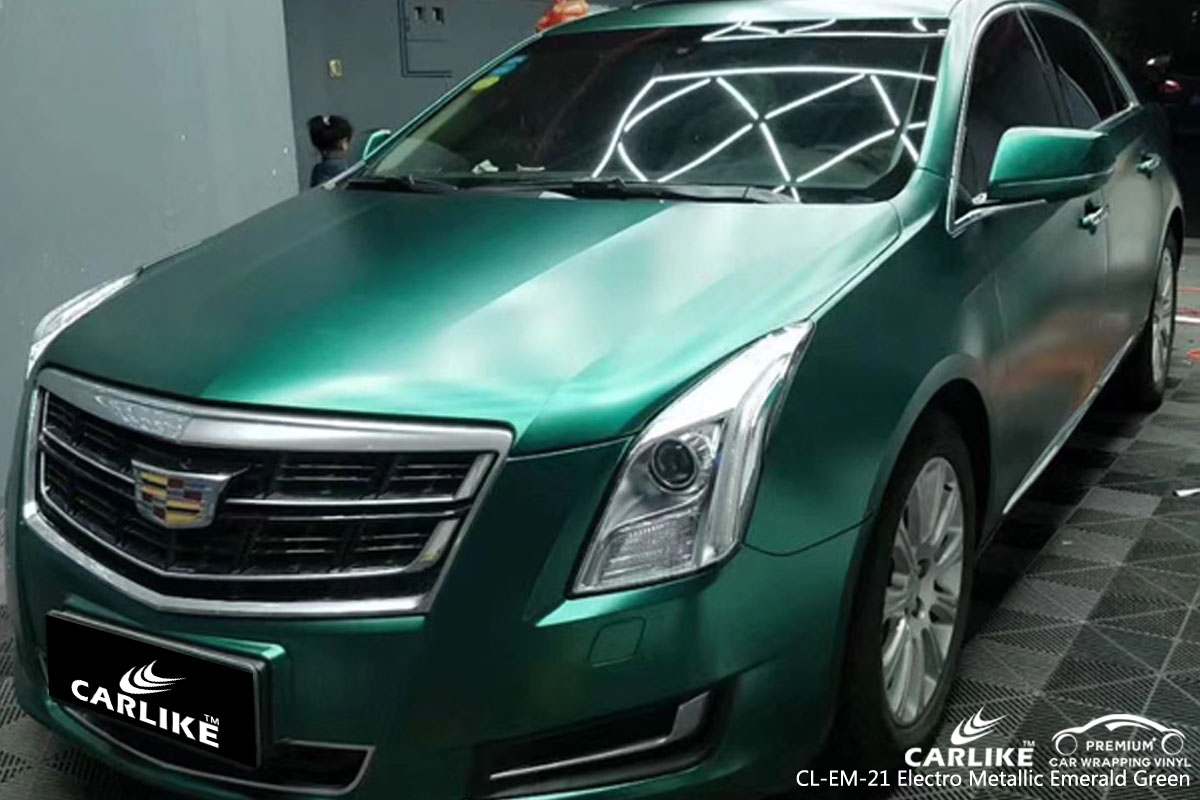 CARLIKE CL-EM-21 electro metallic emerald green car wrap vinyl for Mercedes-Benz